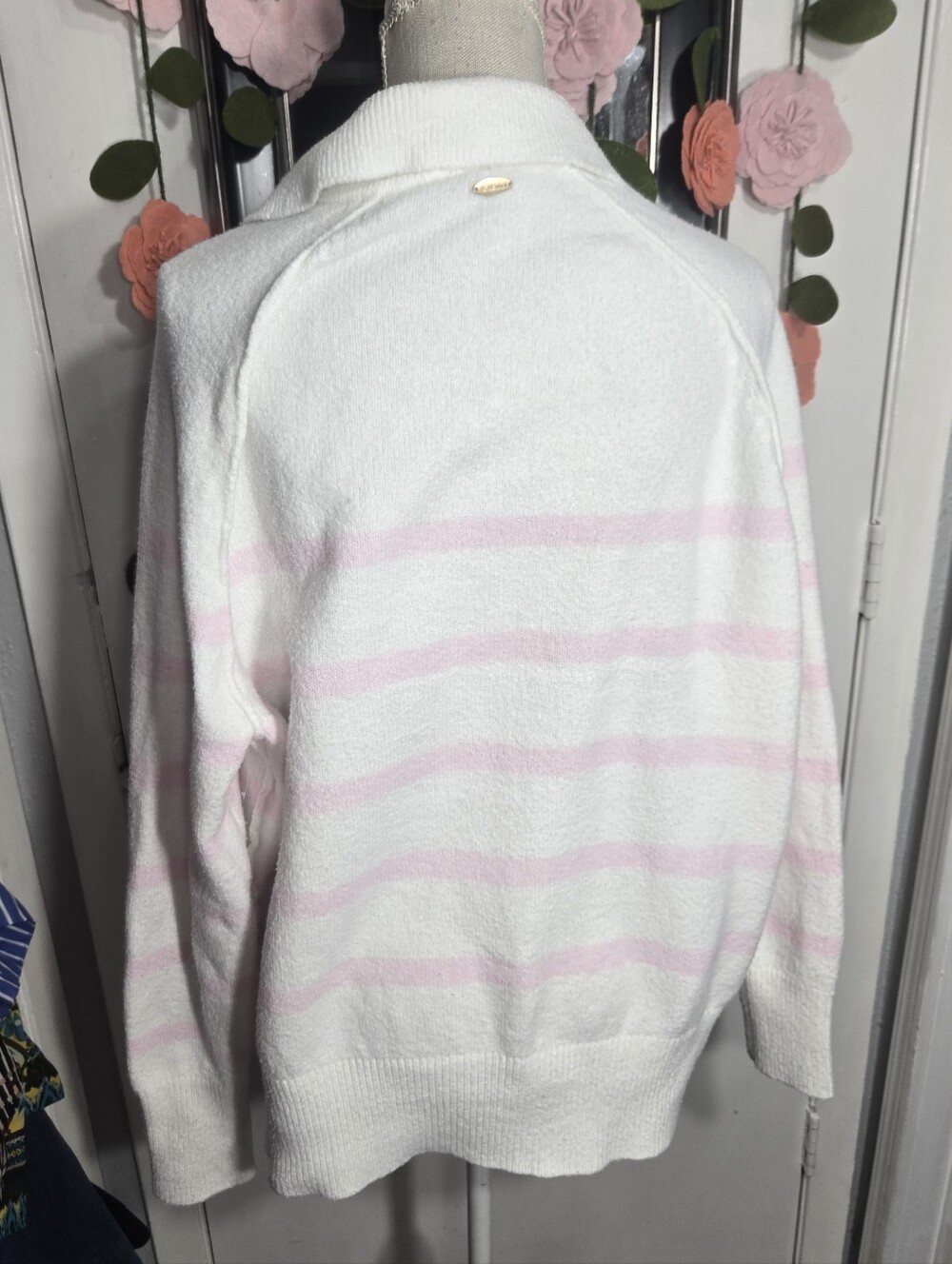 As Revival By Altard State Oversized Striped Pullover Sweater Sz XS - Picture 6 of 10